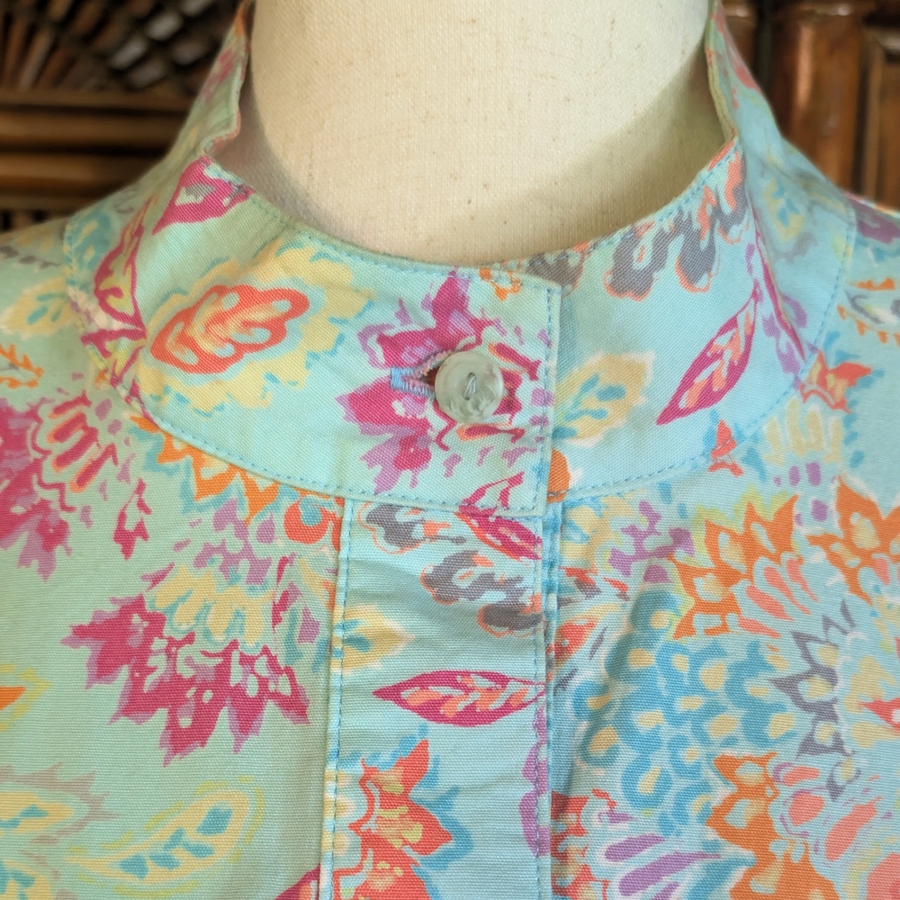 SIGRID OLSEN Sport Blazer - Aqua/Multi BOHO - 1X - NWOT - Picture 5 of 15